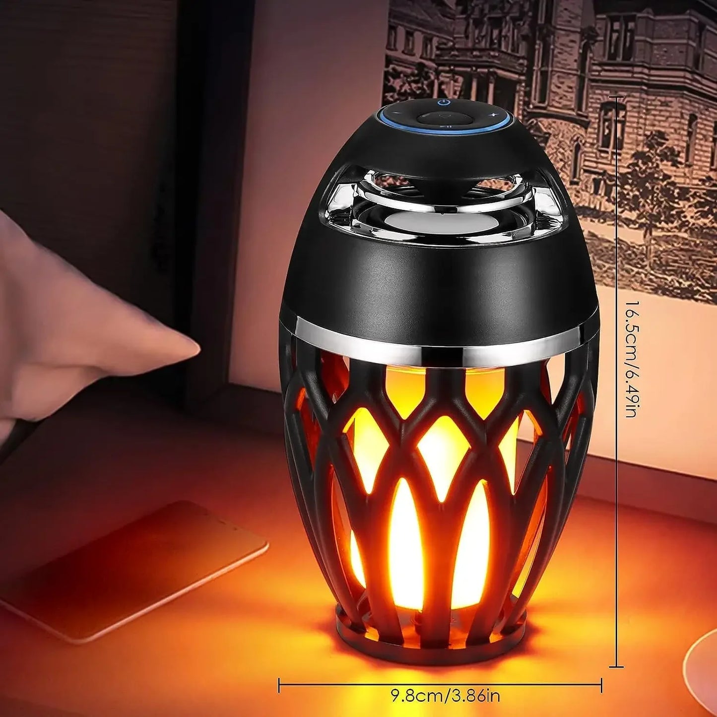 LED Flame Table Lamp