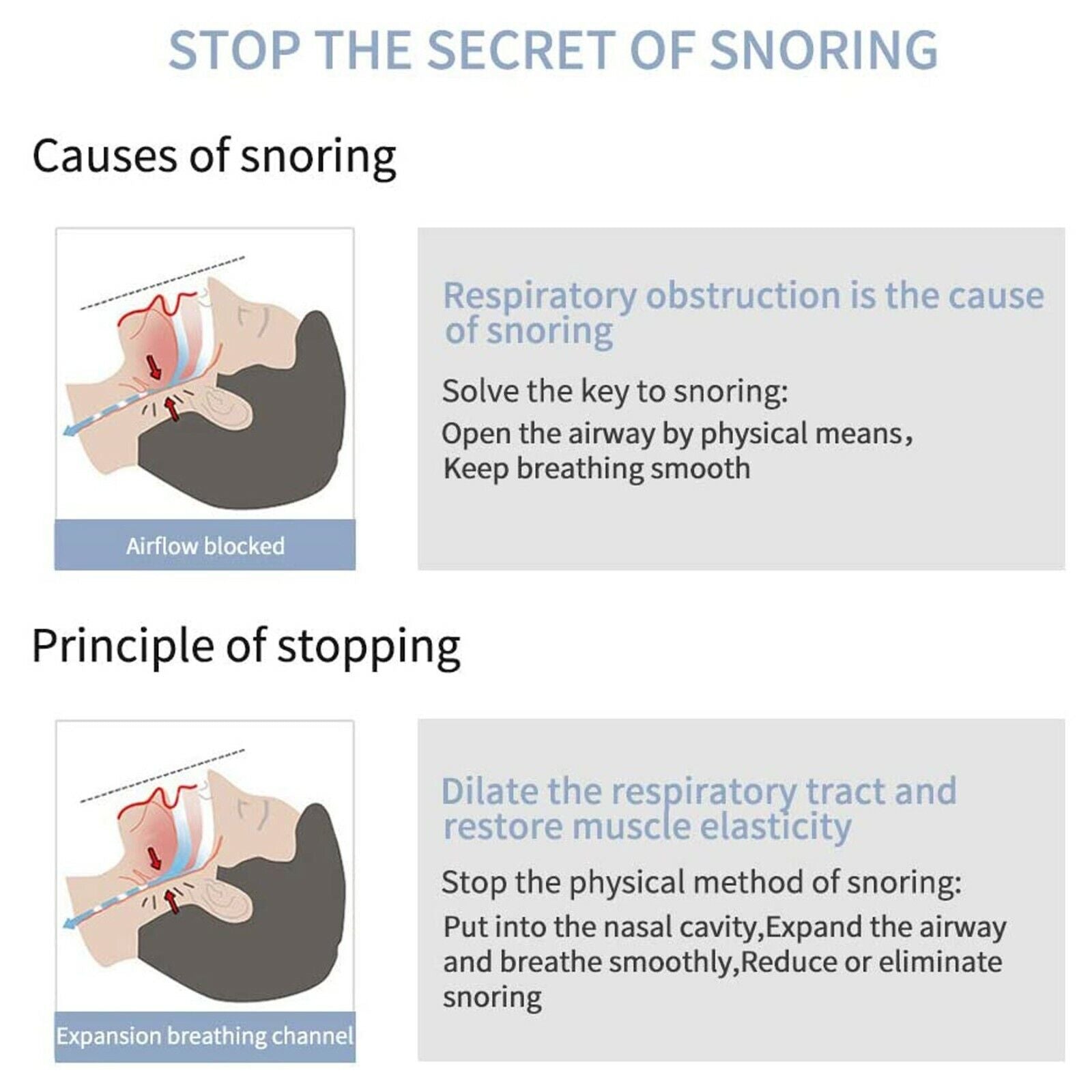 Anti Snore Nose Clip Stop