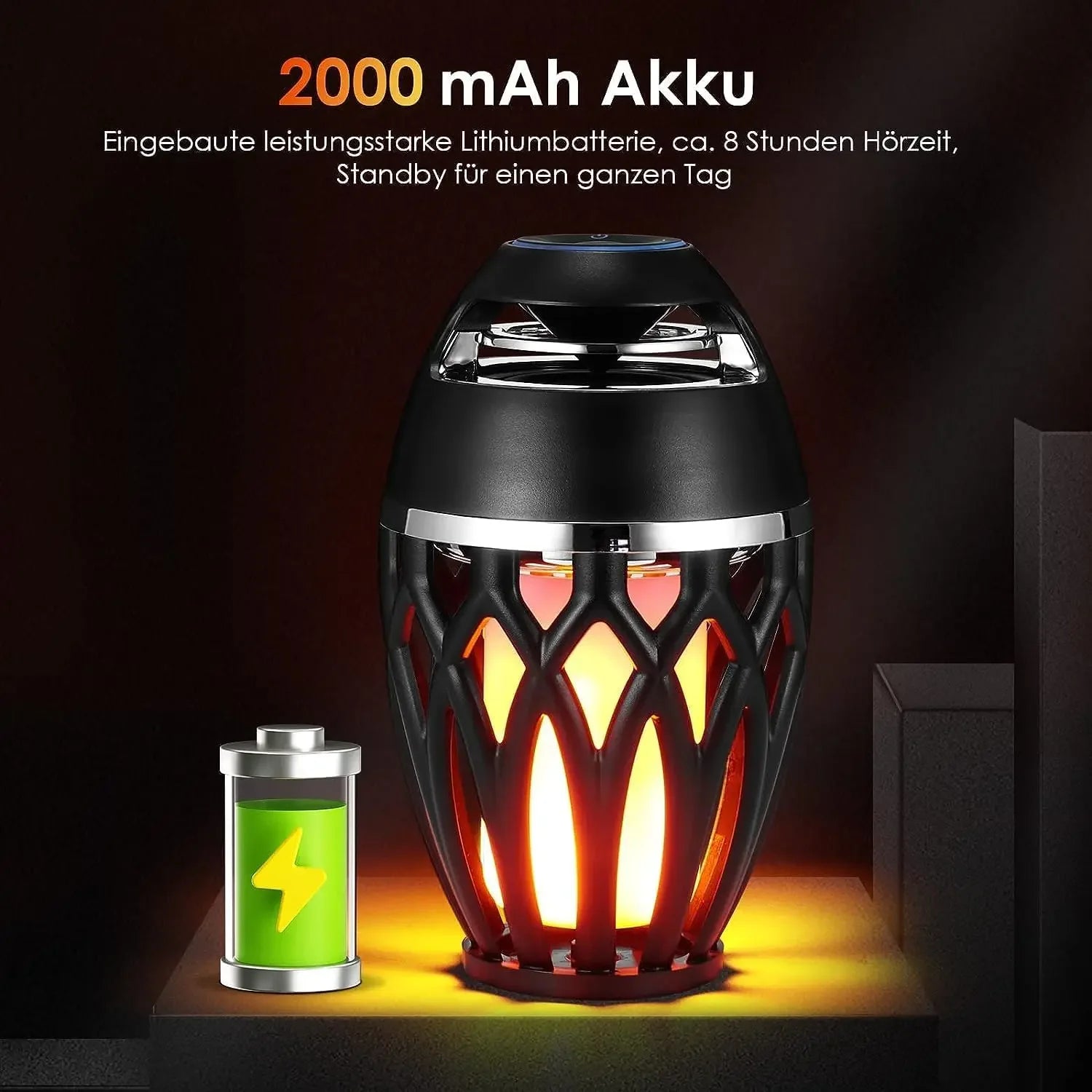 LED Flame Table Lamp 