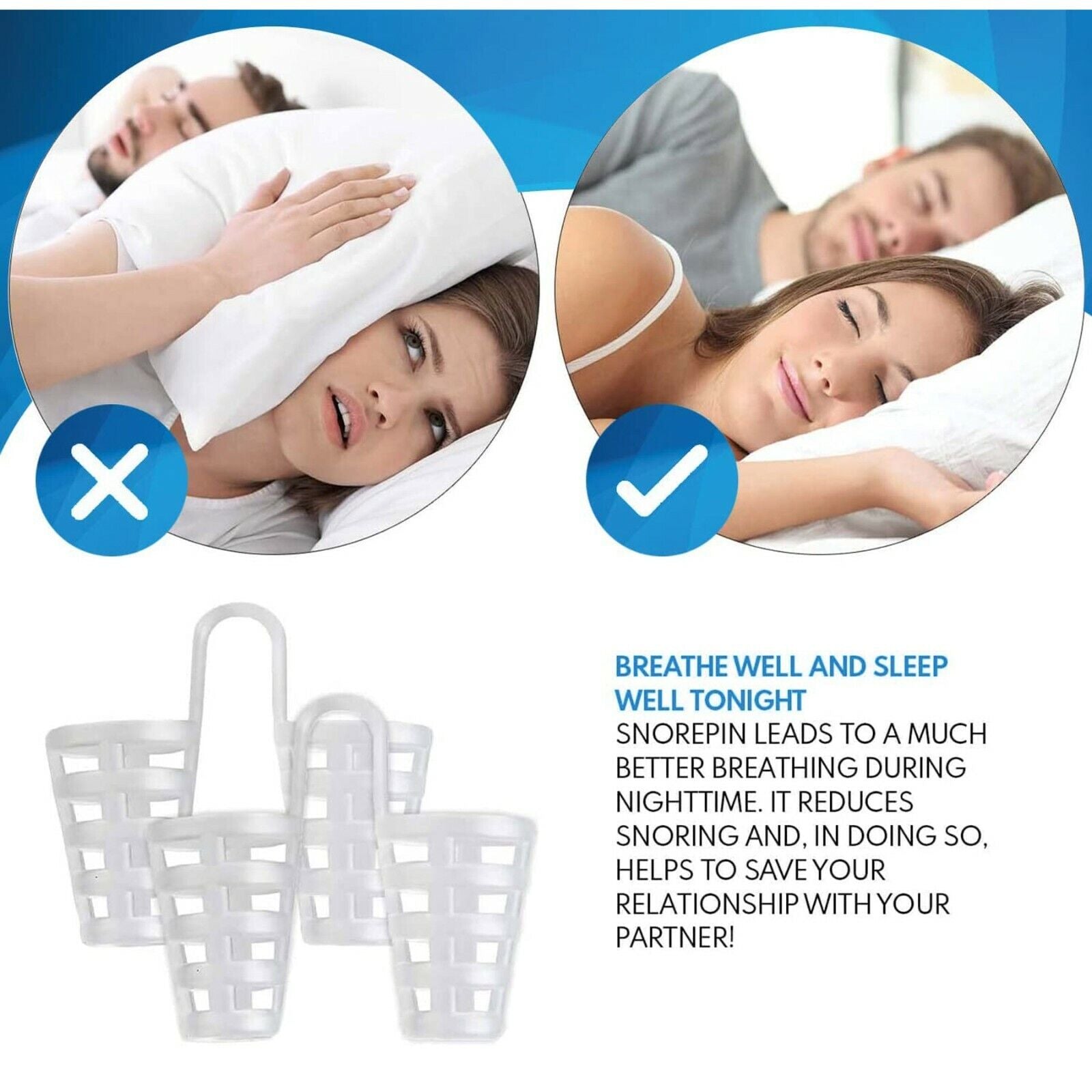 Anti Snore Nose Clip Stop