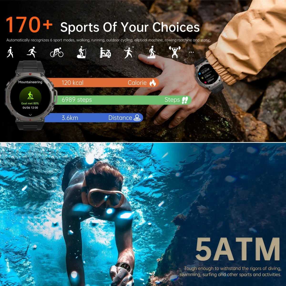 Smart Watch With Sport Modes