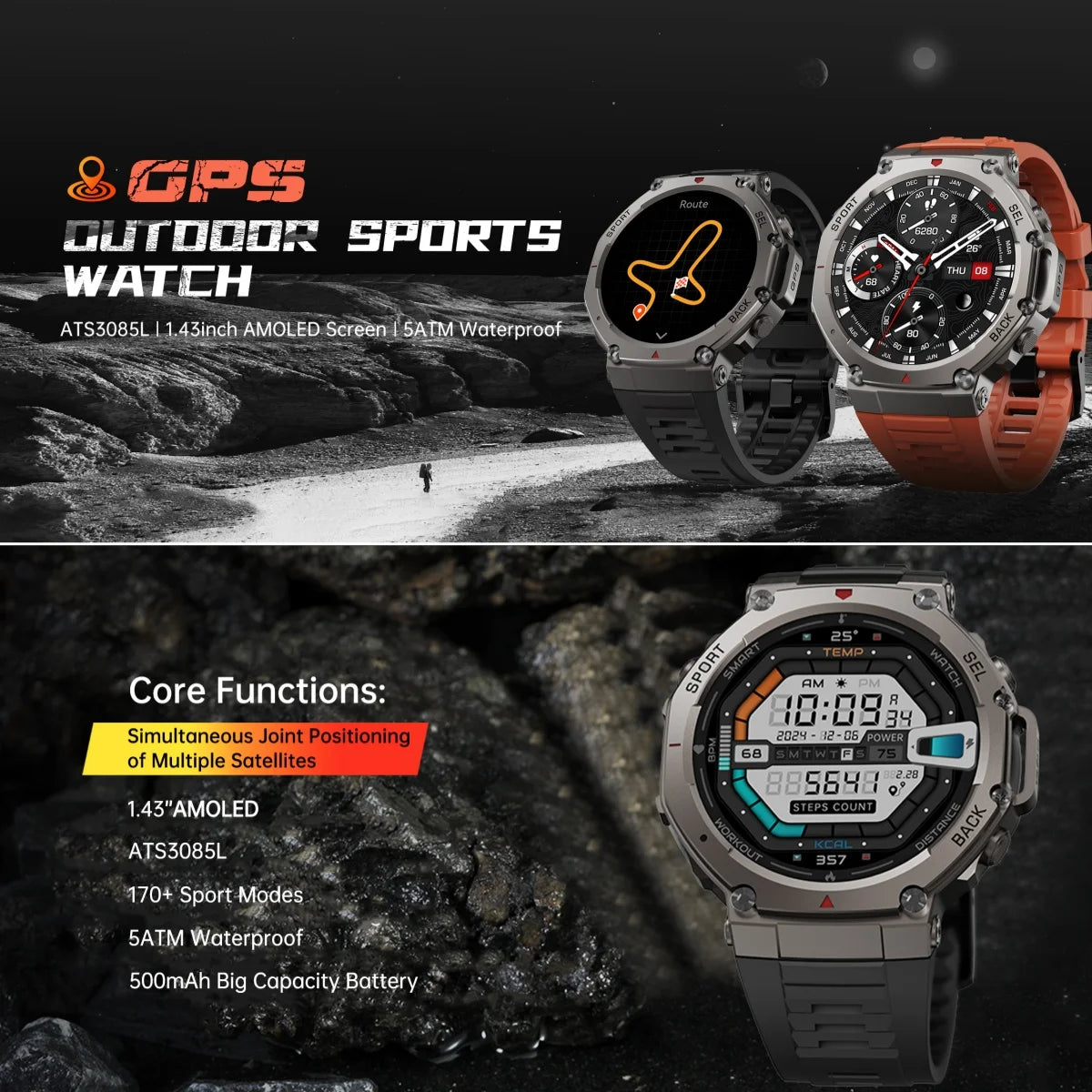 Smart Watch With Sport Modes