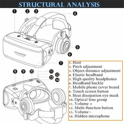 3D VR Glasses