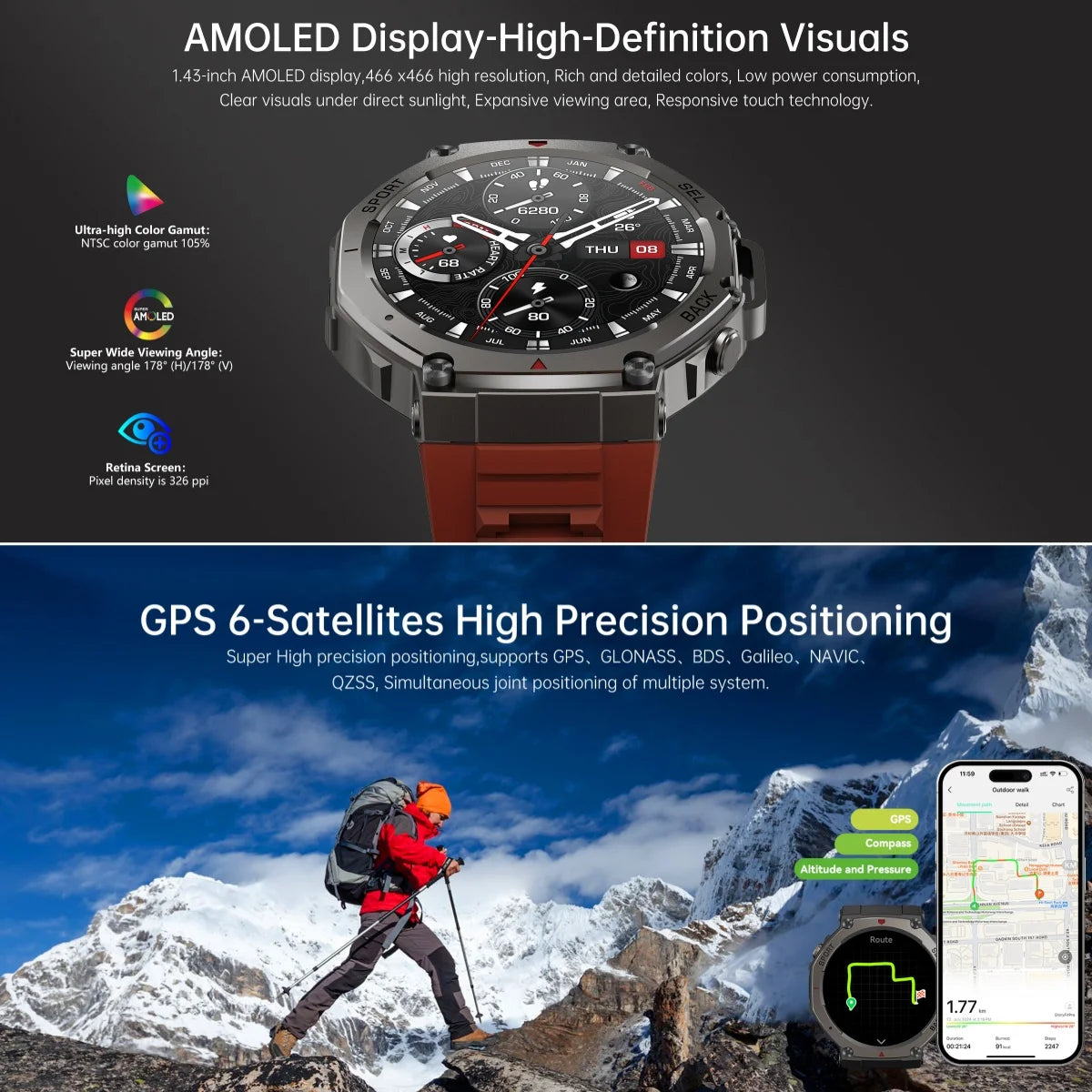 Smart Watch With Sport Modes