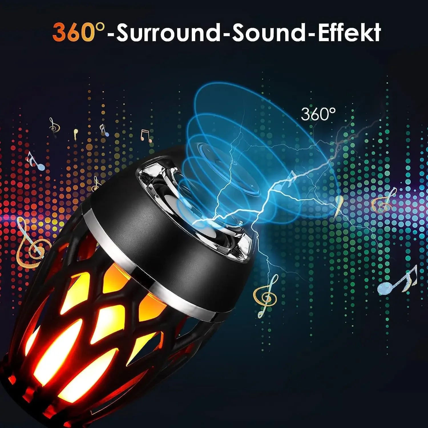 LED Flame Table Lamp 